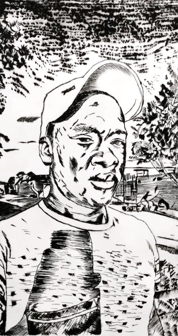 Pat Monarang - Self-portrait 2